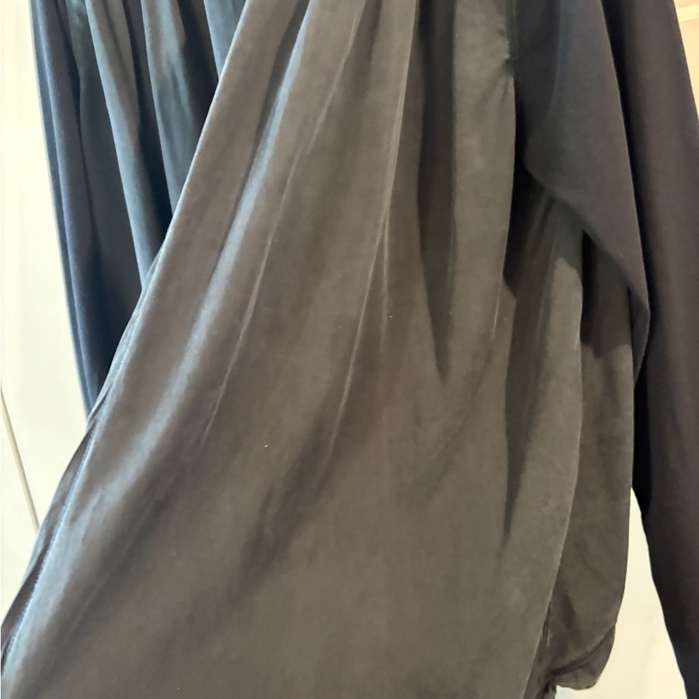 Lululemon Your Best Breath Wrap Vitasea Open Front Cardigan Gray Black - Picture 12 of 14